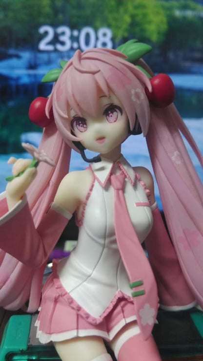Furyu Vocaloid Hatsune Miku Noodle Stopper Figure Sakura Miku 2024 Version- Japan Figure Store - #1 Bring To You The Best Japanese Goods