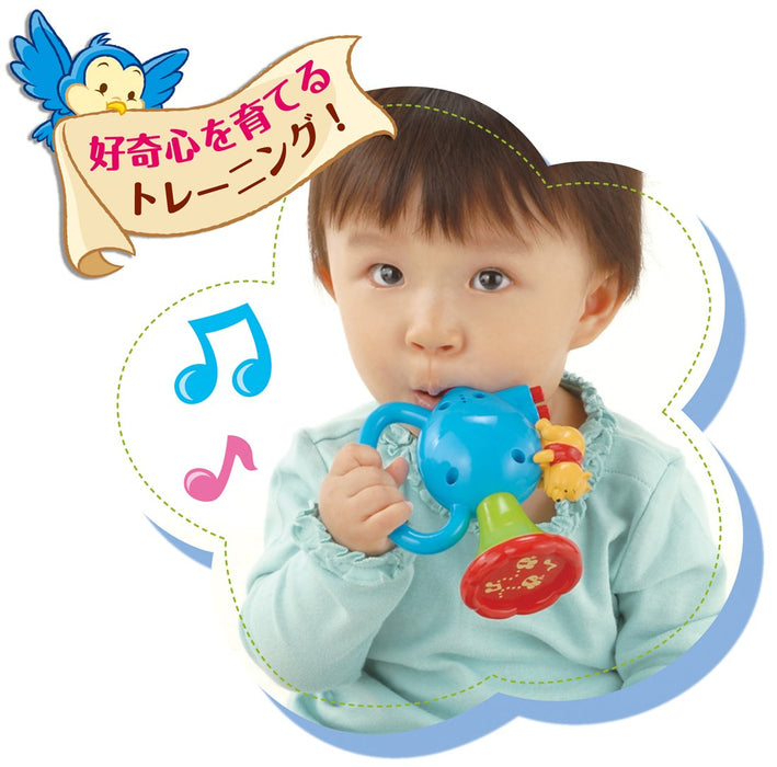 Takara Tomy Winnie The Pooh Baby Trumpet Musical Toy for Infants- Japan Figure Store - #1 Bring To You The Best Japanese Goods