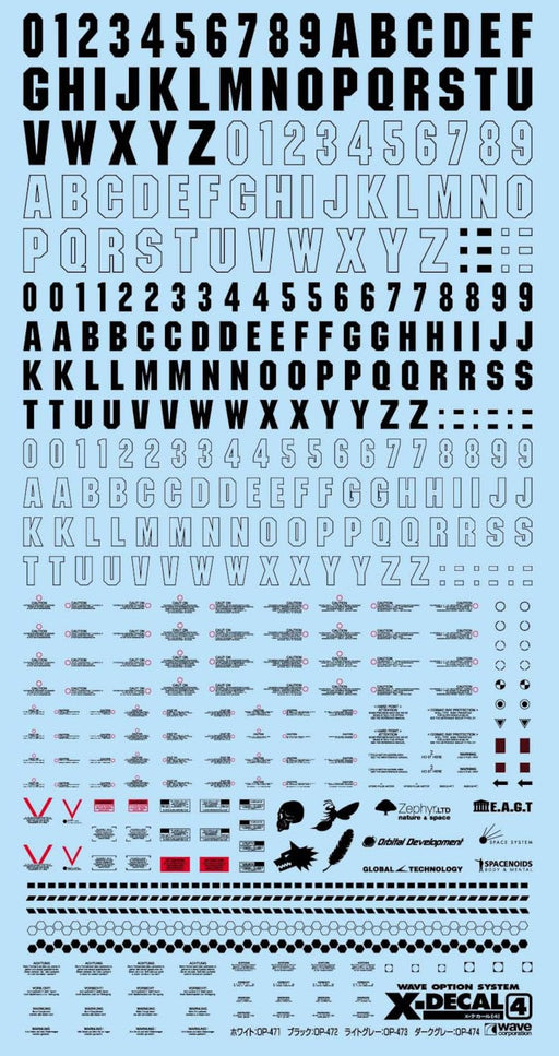 Wave X Decal Black - Premium Quality for Stylish Customization- Japan Figure Store - #1 Bring To You The Best Japanese Goods