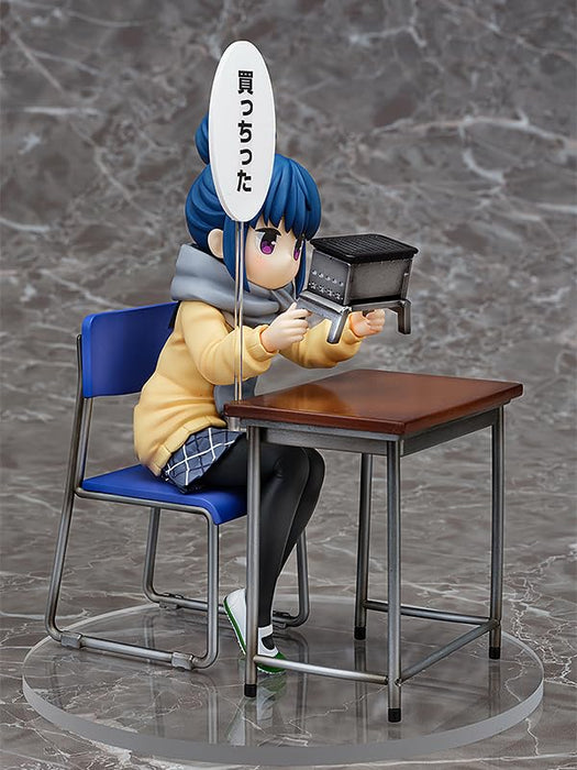 Klockworx Yurucamp Shima Rin 17 Scale Figure Look What I Bought Version- Japan Figure Store - #1 Bring To You The Best Japanese Goods