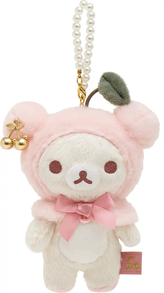 San-X Rilakkuma Jewel Cherry Hanging Plush Mf70501- Japan Figure Store - #1 Bring To You The Best Japanese Goods