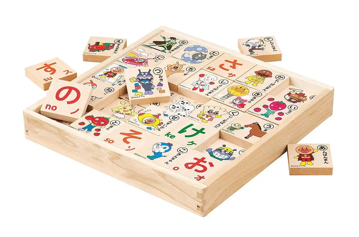 Sega Fave Anpanman Pure Japanese Wooden Letter Toy Educational Fun- Japan Figure Store - #1 Bring To You The Best Japanese Goods