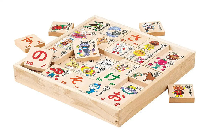 Sega Fave Anpanman Pure Japanese Wooden Letter Toy Educational Fun- Japan Figure Store - #1 Bring To You The Best Japanese Goods