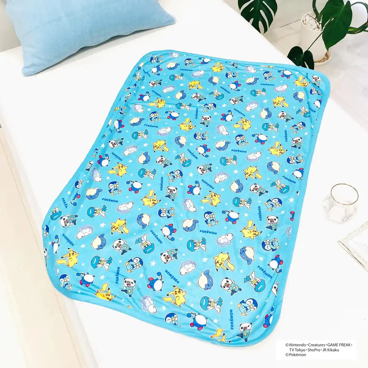 Killer Pokemon Cooling Lap Blanket 70x100cm Pikachu Blue- Japan Figure Store - #1 Bring To You The Best Japanese Goods