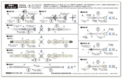 FINE MOLDS 1/72 Jasdf Missiles Set Plastic Model- Japan Figure Store - #1 Bring To You The Best Japanese Goods