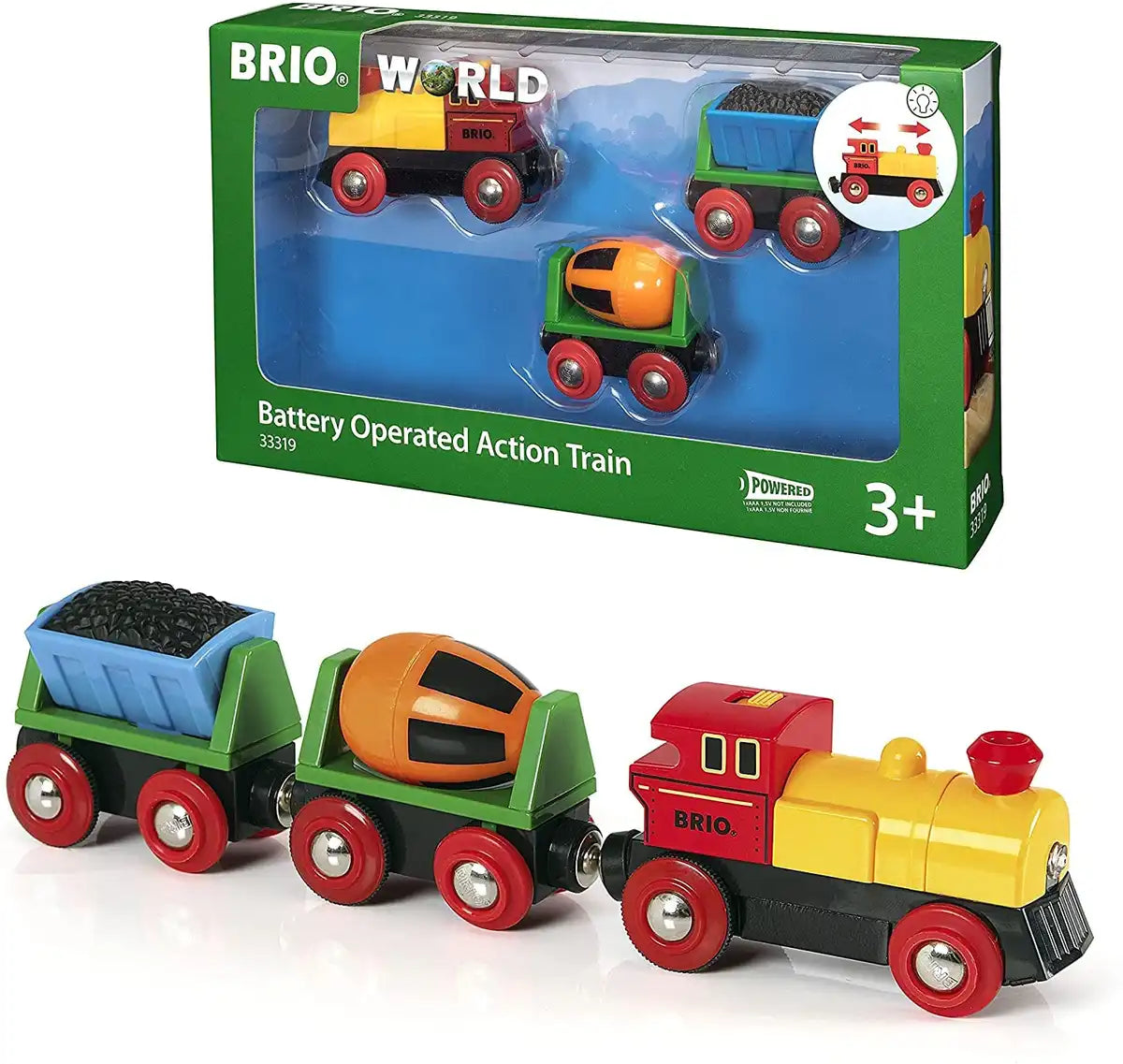 Brio World Battery Power Action Train 3Pcs For Ages 3+ Japan 33319- Japan Figure Store - #1 Bring To You The Best Japanese Goods