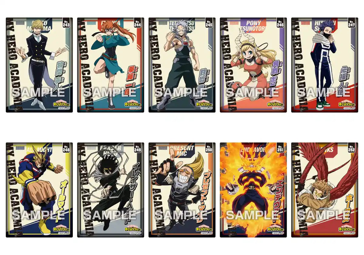 My Hero Academia Clear Card Collection Gum 5 First Limited Edition Box Of 16 (Shokugan)- Japan Figure Store - #1 Bring To You The Best Japanese Goods