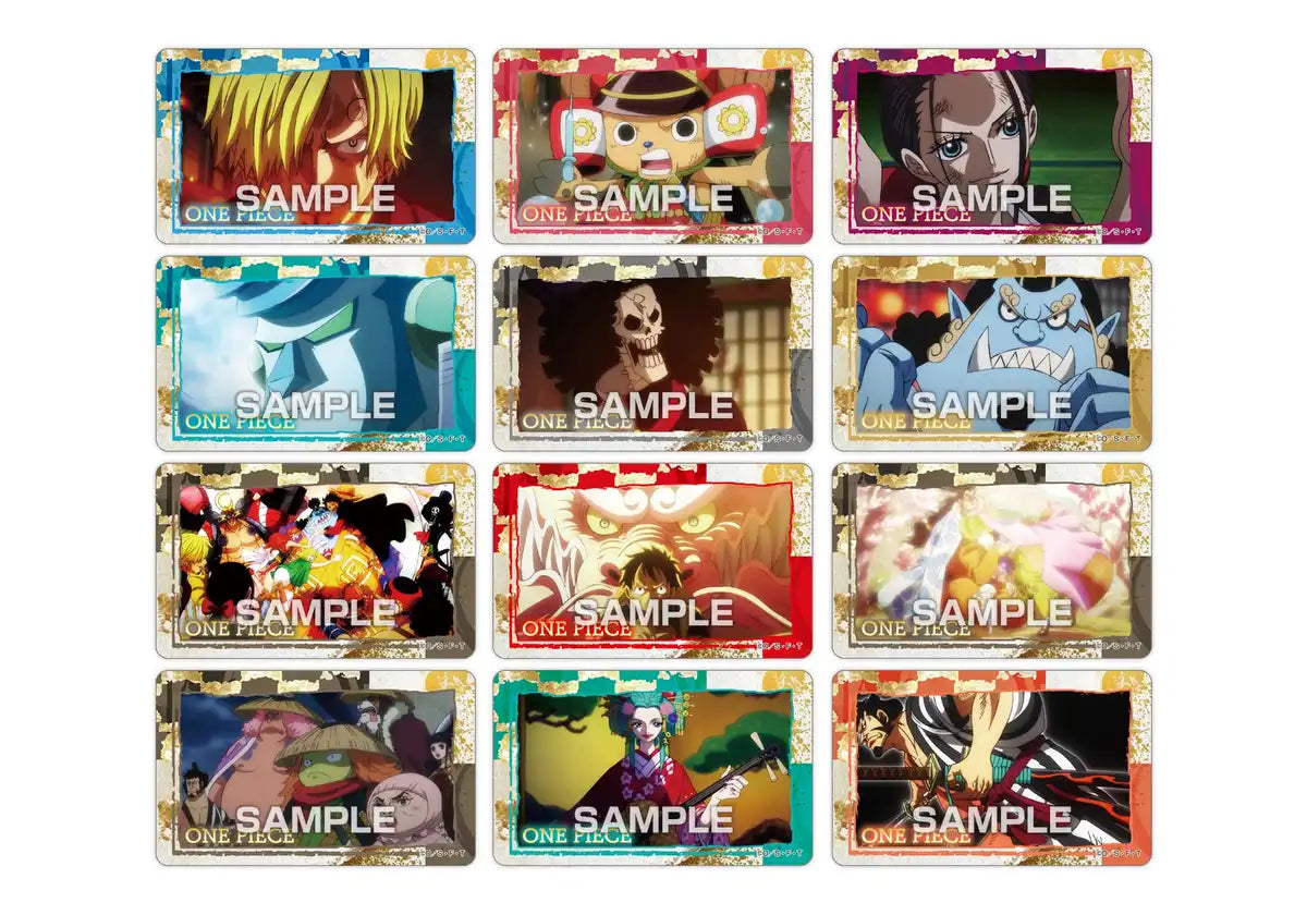 Ensky One Piece Wano Country 20 Pack Box Deco Sticker Gum (Shokugan) - Japan- Japan Figure Store - #1 Bring To You The Best Japanese Goods