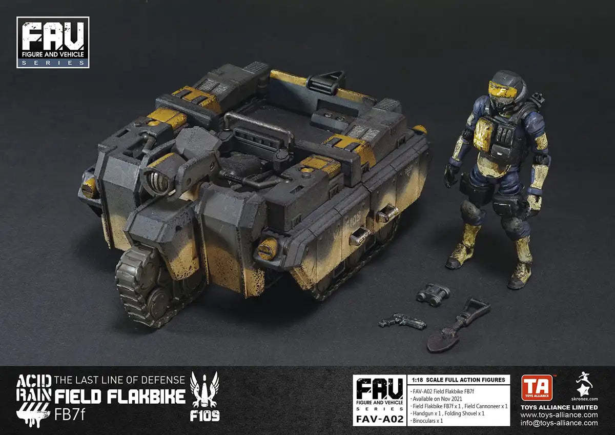 Toys Alliance Japan Acid Rain Fav A02 Field Flak Bike 1/18 Scale Action Figure- Japan Figure Store - #1 Bring To You The Best Japanese Goods