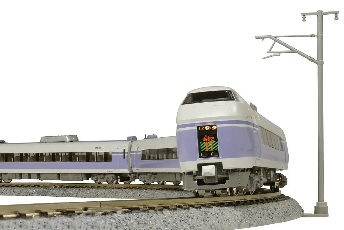 Kato N Gauge E351 Super Azusa 4-Car Model Train Set 10-1343 - Purple- Japan Figure Store - #1 Bring To You The Best Japanese Goods
