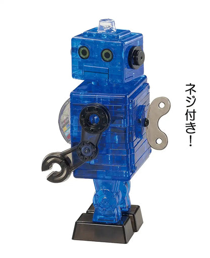 BEVERLY Crystal 3D Puzzle 50203 Robot Blue- Japan Figure Store - #1 Bring To You The Best Japanese Goods