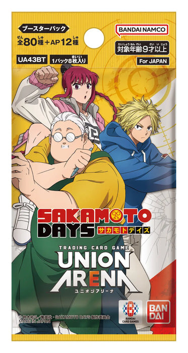 Coffret de boosters Bandai Union Arena Sakamoto Days Ua43Bt