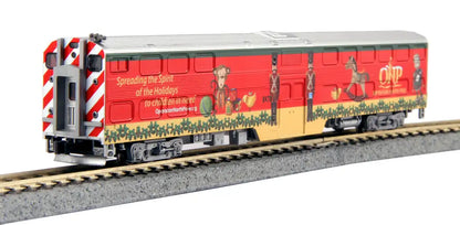 Kato Christmas Train 4-Car Set F40Ph Locomotive - Gallery Bilevel Passenger Car 106-2015N- Japan Figure Store - #1 Bring To You The Best Japanese Goods