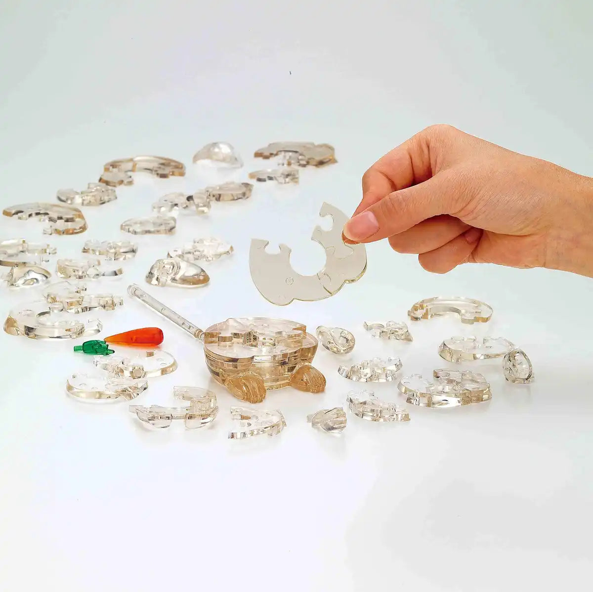 Beverly Crystal 3D Puzzle 486596 Rabbit Brown (43 Pieces) 3D Animal Jigsaw Puzzle- Japan Figure Store - #1 Bring To You The Best Japanese Goods