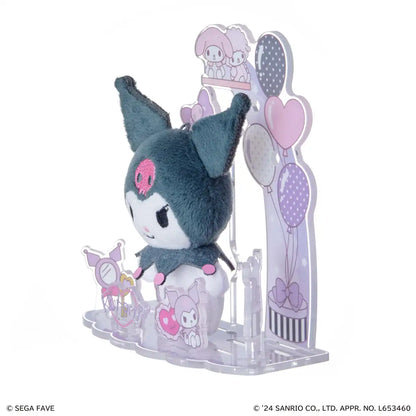 Sega Fave Acrylic Plushie Kuromi Sanrio Character Collectible Toy- Japan Figure Store - #1 Bring To You The Best Japanese Goods