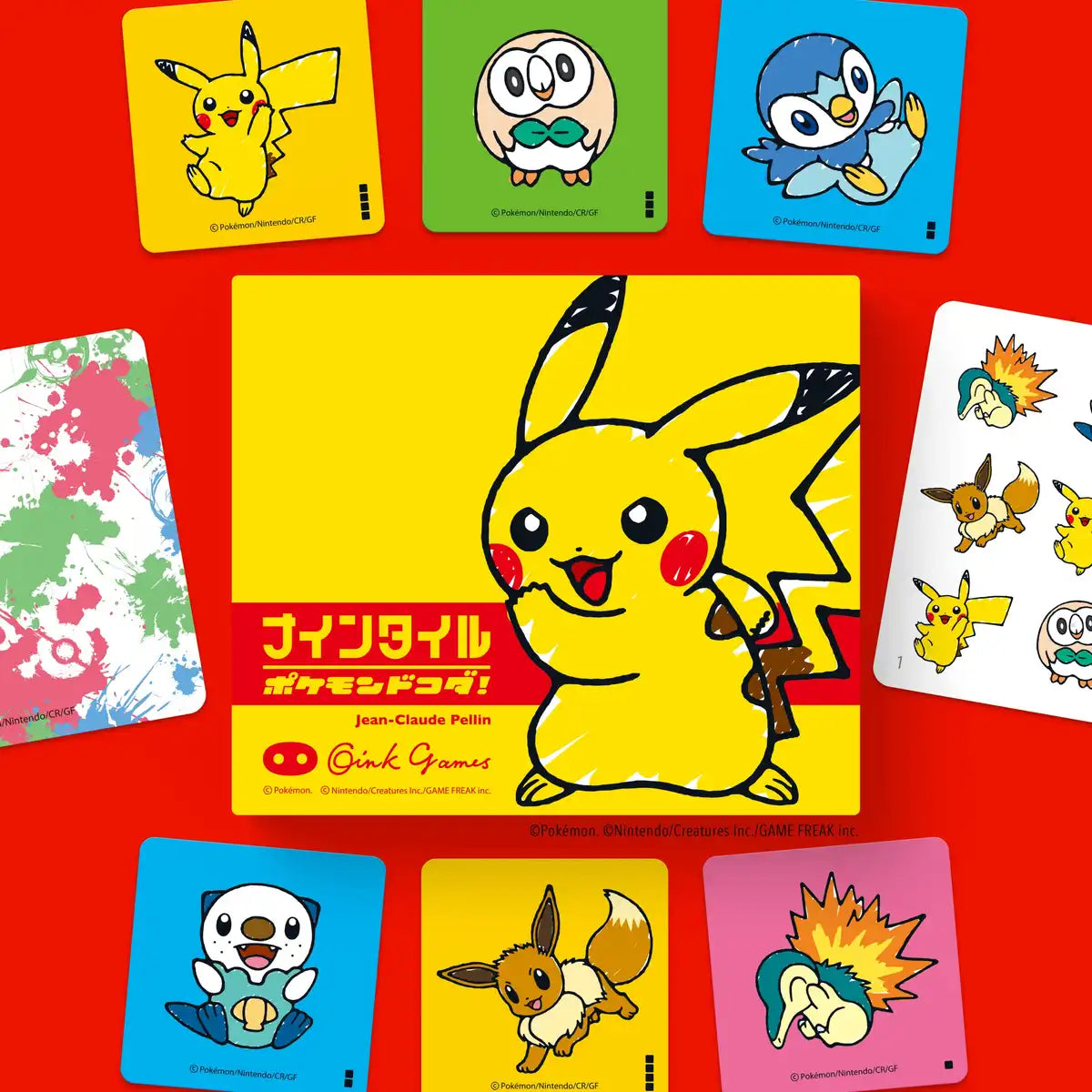 Oink Games Pokemon Dokoda Board Game 2-4 Players- Japan Figure Store - #1 Bring To You The Best Japanese Goods