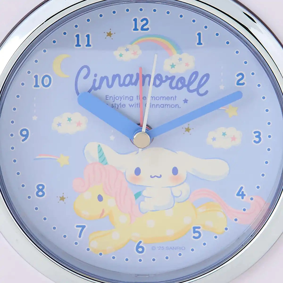 Sanrio Cinnamoroll Alarm Clock with Light - Durable ABS Resin
