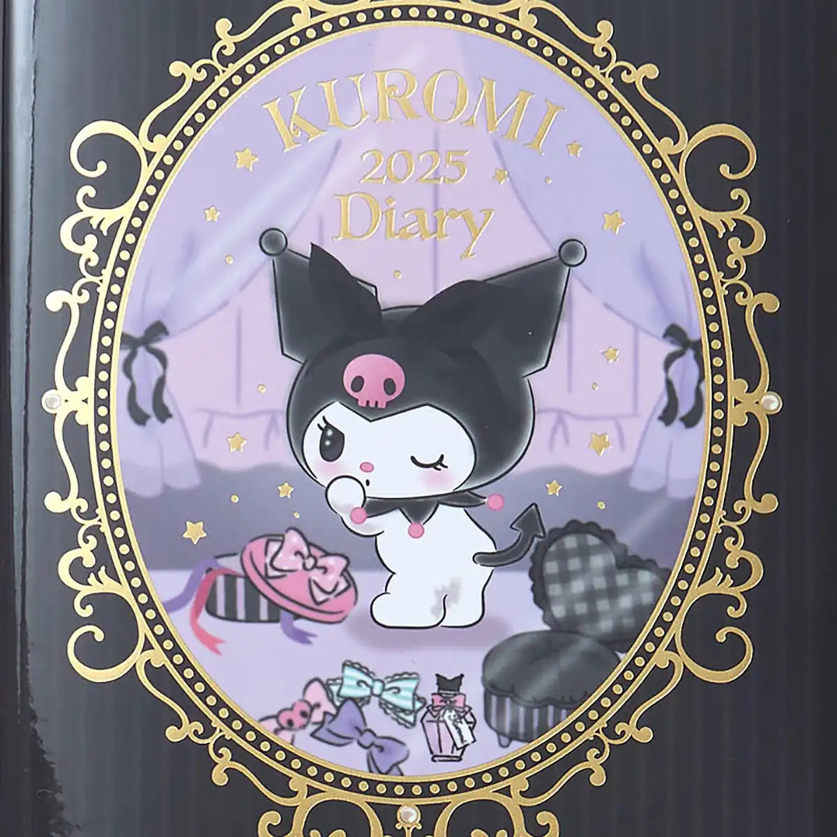 Sanrio Kuromi B6 Diary Planner 2025 with Stickers and Bookmark Starts Oct 2024- Japan Figure Store - #1 Bring To You The Best Japanese Goods