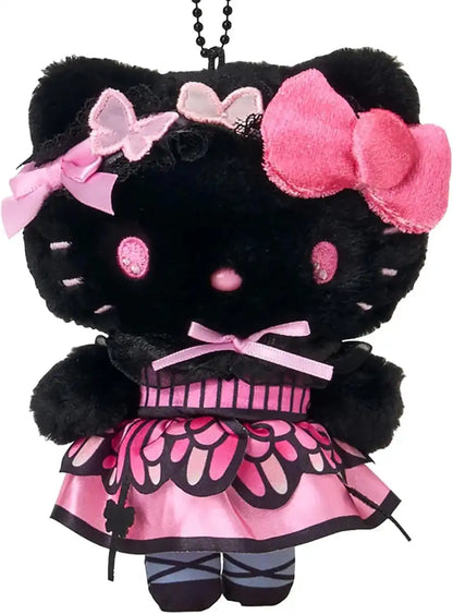 Hello Kitty Butterfly Mascot Holder Black for Ages 6 and Up by Sanrio