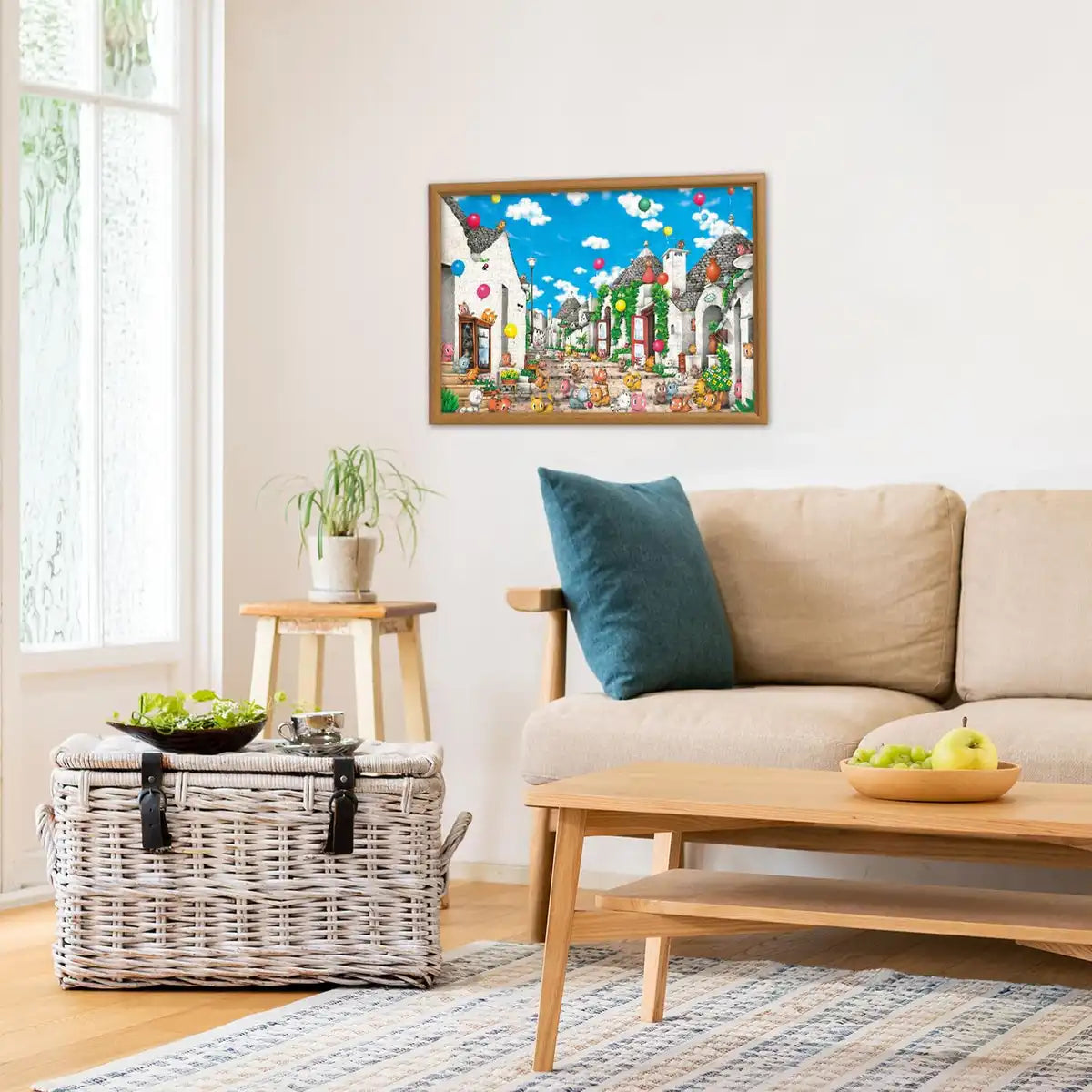 500pc Appleone Jigsaw Puzzle Alberobello Cats 38x53cm- Japan Figure Store - #1 Bring To You The Best Japanese Goods