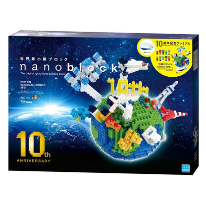 KAWADA Nbm-028 Nanoblock The World- Japan Figure Store - #1 Bring To You The Best Japanese Goods