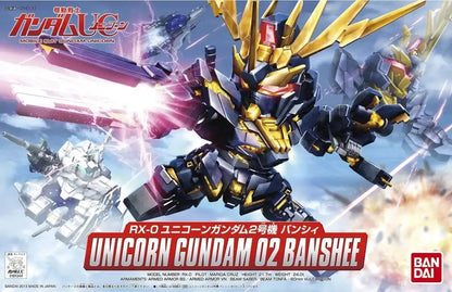 BANDAI Sd Bb 380 Gundam Rx-0 Unicorn Gundam 02 Banshee Plastic Model Kit- Japan Figure Store - #1 Bring To You The Best Japanese Goods