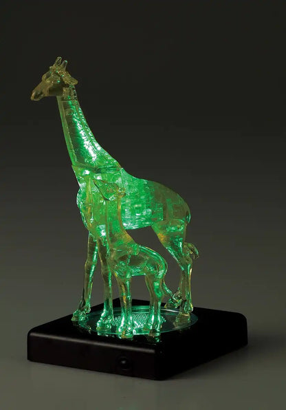 Beverly Crystal 3D Puzzle 486497 Giraffe 3D Plastic Animal Puzzle Block Toys- Japan Figure Store - #1 Bring To You The Best Japanese Goods
