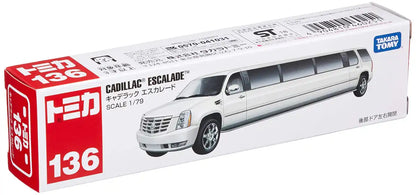 TAKARA TOMY Tomica Long 136 Cadillac Escalade 1/79 Scale- Japan Figure Store - #1 Bring To You The Best Japanese Goods