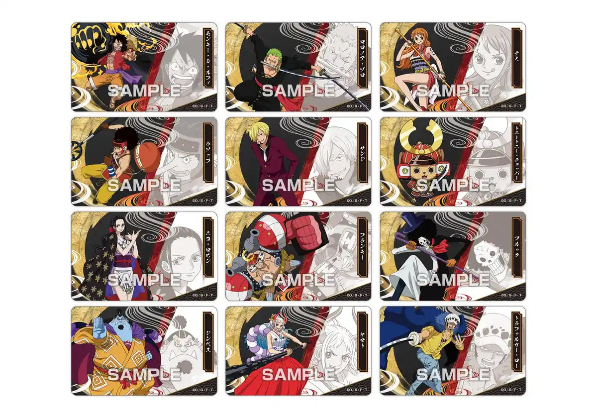 Ensky One Piece Wano Country 20 Pack Box Deco Sticker Gum (Shokugan) - Japan- Japan Figure Store - #1 Bring To You The Best Japanese Goods