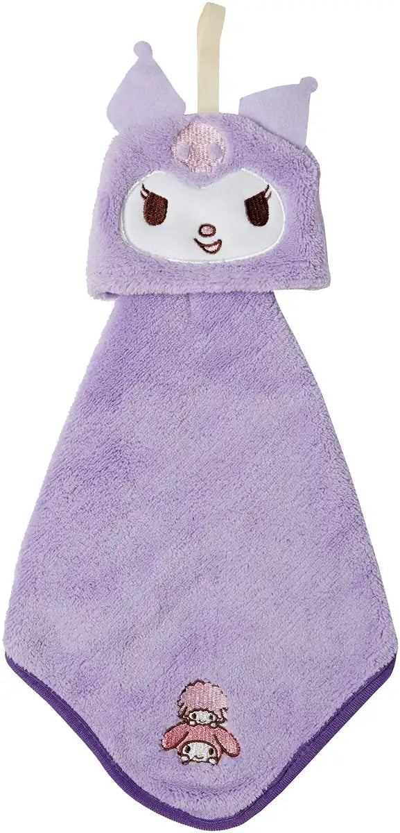 Marushin Kuromi Loop Towel Micro Material 11x12cm 25x25cm 3065013000- Japan Figure Store - #1 Bring To You The Best Japanese Goods