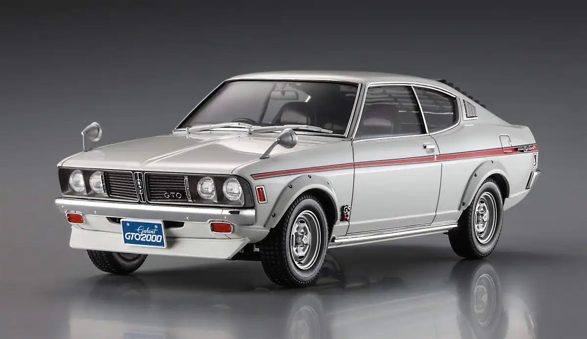 HASEGAWA 1/24 Mitsubishi Galant Gto 2000Gsr W/Chin Spoiler Plastic Model- Japan Figure Store - #1 Bring To You The Best Japanese Goods