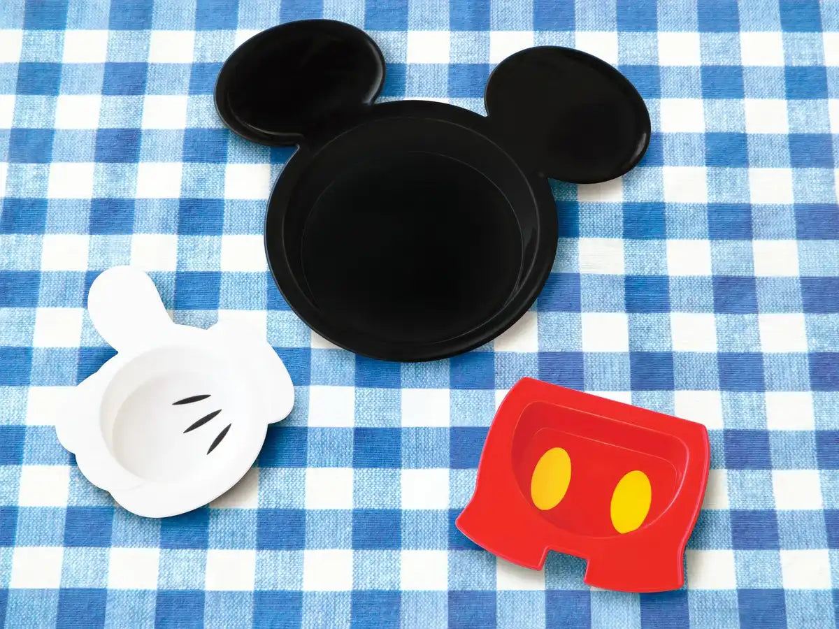 Kam Kasei Japan Nishiki Baby Tableware Set W/ Mickey Mouse Icon- Japan Figure Store - #1 Bring To You The Best Japanese Goods