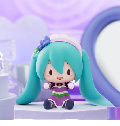 Sega Hatsune Miku Love and Berry Fuwa Puchi Deformed Figure Kirarin Purple- Japan Figure Store - #1 Bring To You The Best Japanese Goods