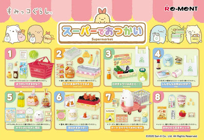 RE-MENT Sumikko Gurashi Errand At The Supermarket 1 Box 8 Pcs Set- Japan Figure Store - #1 Bring To You The Best Japanese Goods