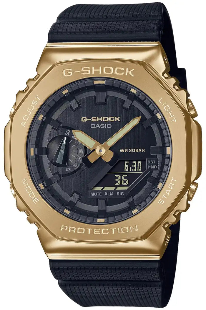 Casio G-Shock GM-2100G-1A9JF Metal Covered Men's Watch in Black Genuine Product- Japan Figure Store - #1 Bring To You The Best Japanese Goods