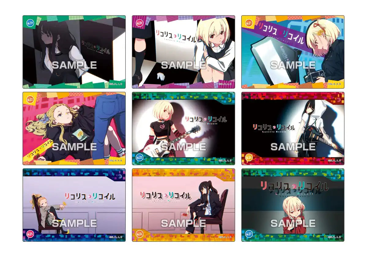 ENSKY Lycoris Recoil Character Card Collection 16Pcs Box- Japan Figure Store - #1 Bring To You The Best Japanese Goods