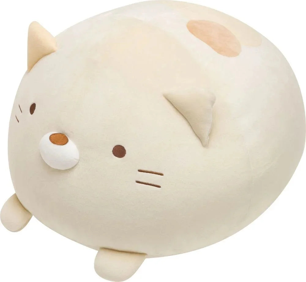 San-X Sumikko Gurashi Super Mochi Daifuku Plush Toy Cat Japanese Cute Stuffed Animals- Japan Figure Store - #1 Bring To You The Best Japanese Goods