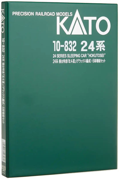 Kato N Gauge 24 Series Hokutosei Dx 6-Car Set - Model Railway Passenger Car- Japan Figure Store - #1 Bring To You The Best Japanese Goods