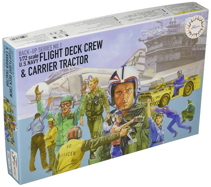 FUJIMI 1/72 Us Navy Flight Deck Crew & Md-3 Plastic Model- Japan Figure Store - #1 Bring To You The Best Japanese Goods