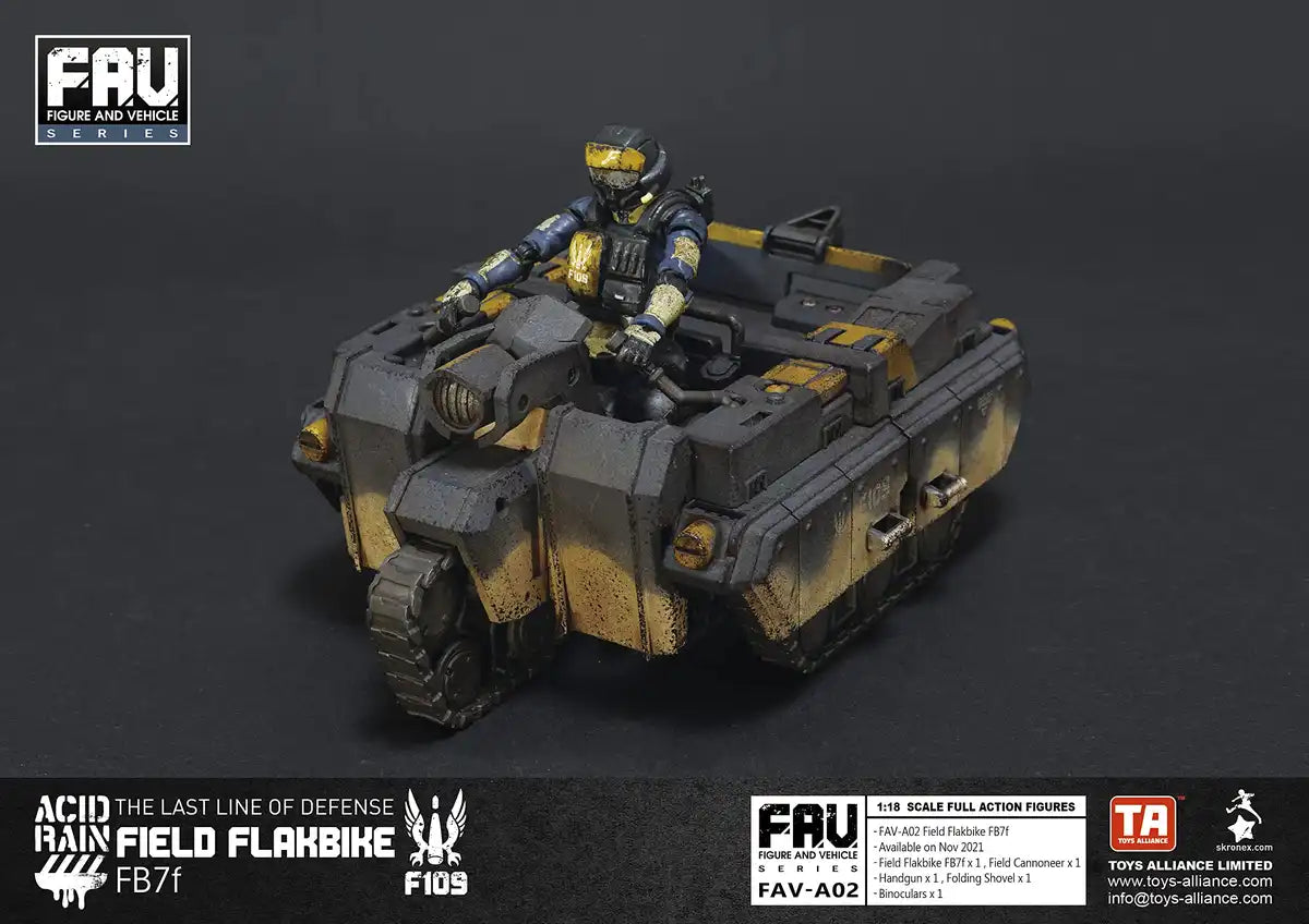 Toys Alliance Japan Acid Rain Fav A02 Field Flak Bike 1/18 Scale Action Figure- Japan Figure Store - #1 Bring To You The Best Japanese Goods