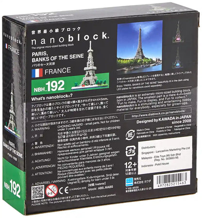 KAWADA Nbh_192 Nanoblock The Banks Of The Seine In Paris- Japan Figure Store - #1 Bring To You The Best Japanese Goods