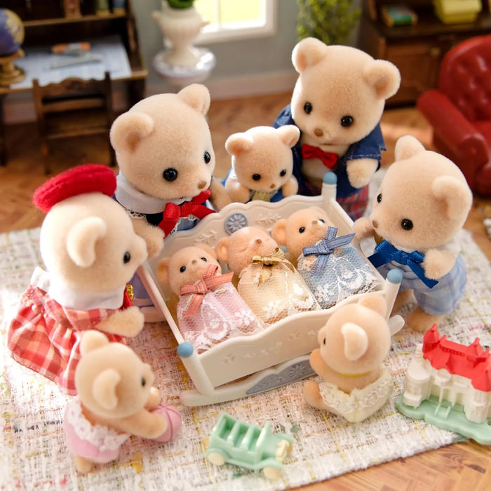 Epoch Sylvanian Families Biscuit Bears Mitsugo Chan Toy Set