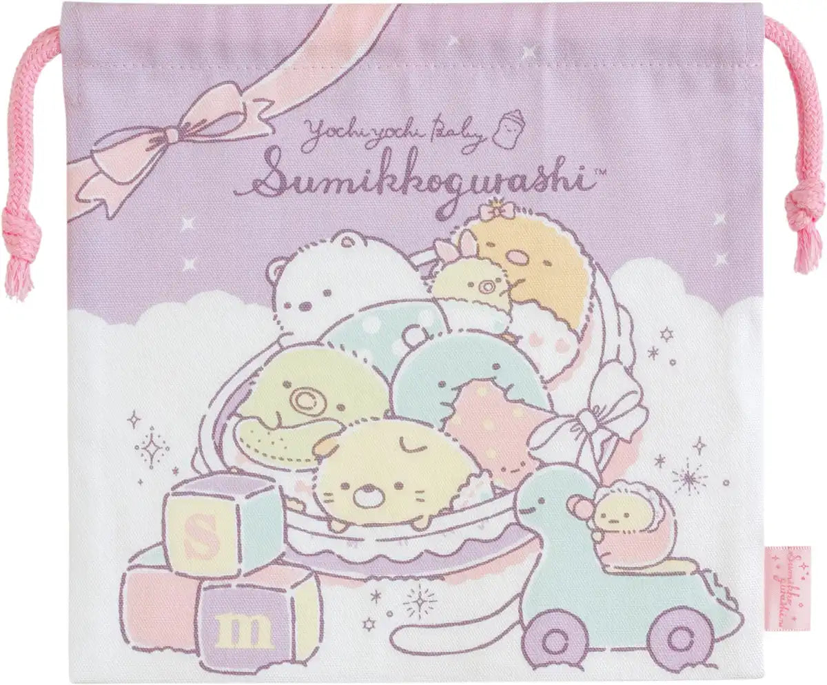 San-X Sumikko Gurashi Sumikko Baby Drawstring Bag Ca33302- Japan Figure Store - #1 Bring To You The Best Japanese Goods