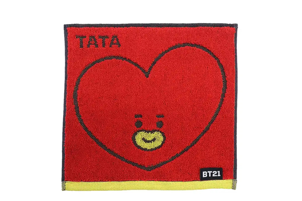 MARUSHIN Bt21 Hand Towel 'Face Tata'- Japan Figure Store - #1 Bring To You The Best Japanese Goods