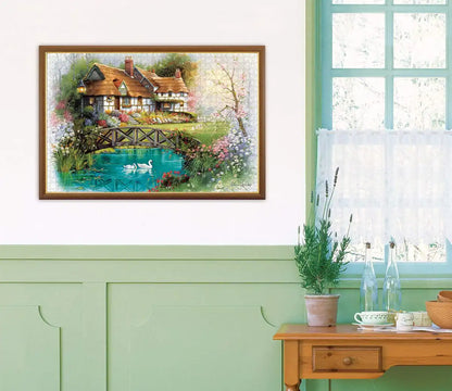 APPLEONE Jigsaw Puzzle 1000-774 Andres Orpinas Beautiful Swan 1000 Pieces- Japan Figure Store - #1 Bring To You The Best Japanese Goods