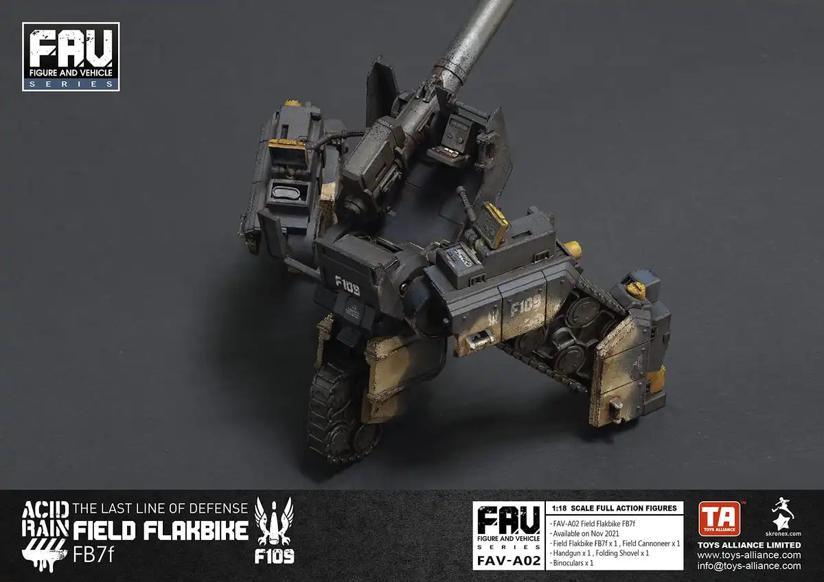 Toys Alliance Japan Acid Rain Fav A02 Field Flak Bike 1/18 Scale Action Figure- Japan Figure Store - #1 Bring To You The Best Japanese Goods