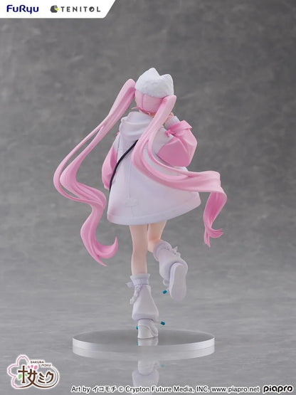 Fuyu Tenitol Sakura Miku Cool Style Petit Figure 7.5 Inches Painted Plastic Model Vendor