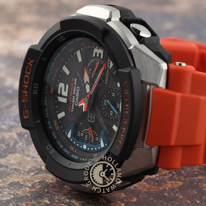 Casio Watch Gshock Sky Cockpit Tough Solar Multiband 6 Gw3000m4aer