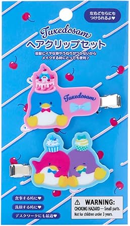 Sanrio Tuxedo Sam Hair Clip Set for Birthday - Cute Character Design