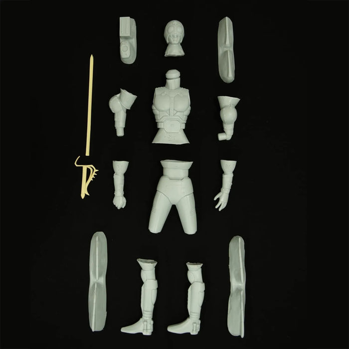 Kaiyodo Shadow Moon Sofubi Kit Soft Vinyl Unpainted Assembly